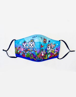 Merlion Reusable Mask (Adult Size - sizes may vary 2 ~ 3 cm)