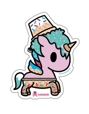 Choco Minty Unicorno Die Cut Sticker