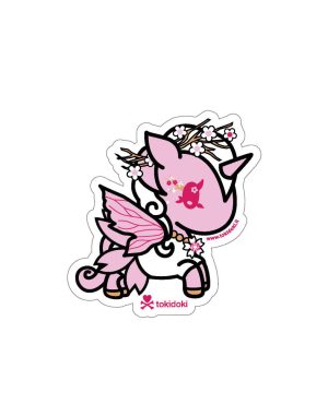 Sakura Fairy Unicorno Die Cut Sticker