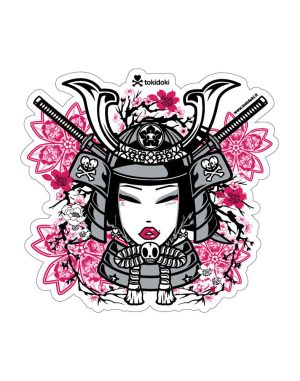 Sakura Samurai tokidoki Girl Die Cut Sticker