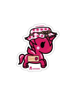 Strawberry Jam Unicorno Die Cut Sticker